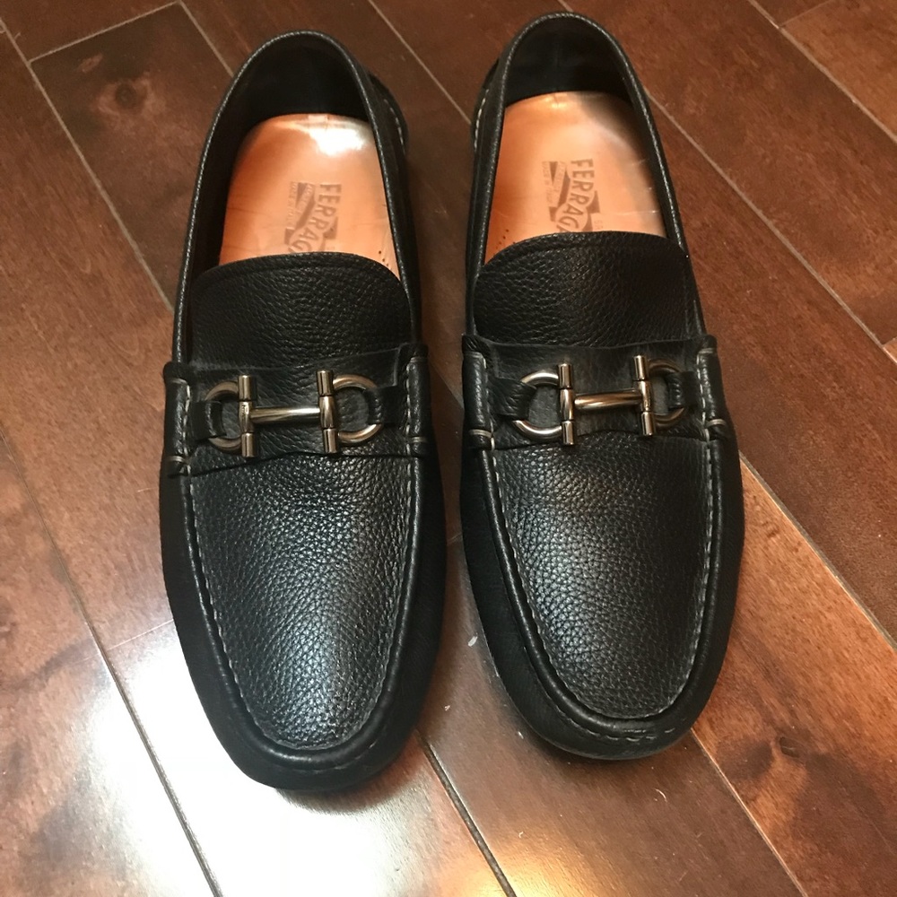 Ferragamo men’s leather loafers. Size 13
